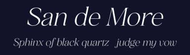 San de More by Kereatype Studio — Serif Font — thumbnail 2