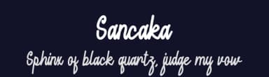 Sancaka by bringtypestudio.co — Script Handwritten Font — thumbnail 2