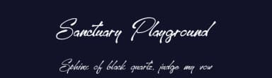Sanctuary Playground by Octotype  | Thomas Boucherie — Script Handwritten Font — thumbnail 2