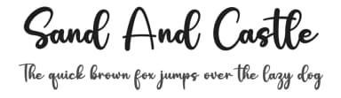 Sand And Castle by Nirmala Creative — Script Handwritten Font — thumbnail 1