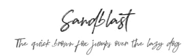 Sandblast by Haksen Studio — Script Handwritten Font — thumbnail 1