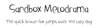Sandbox Melodrama by Brittney Murphy Design — Script Handwritten Font — thumbnail 1