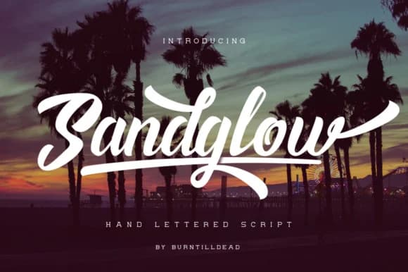 Sandglow Font by Burntilldead — Script Handwritten Font