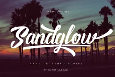 Sandglow Font by Burntilldead — Script Handwritten Font — thumbnail 1