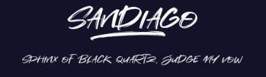 Sandiago by Khurasan — Script Handwritten Font — thumbnail 2