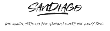 Sandiago by Khurasan — Script Handwritten Font — thumbnail 1