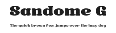 Sandome G by Goma Shin — Serif Font — thumbnail 1