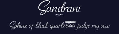 Sandrani by Edric Studio — Script Handwritten Font — thumbnail 2