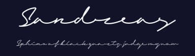 Sandreas by Halymunt Studio — Script Handwritten Font — thumbnail 2