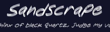 Sandscrape by Hawtpixel — Script Handwritten Font — thumbnail 2