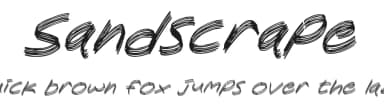 Sandscrape by Hawtpixel — Script Handwritten Font — thumbnail 1