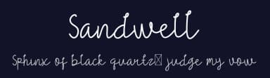 Sandwell by Edric Studio — Script Handwritten Font — thumbnail 2