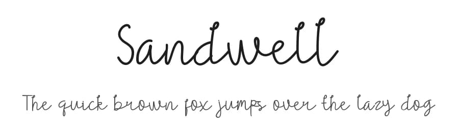 Sandwell by Edric Studio — Script Handwritten Font