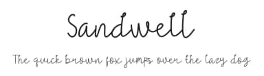 Sandwell by Edric Studio — Script Handwritten Font — thumbnail 1