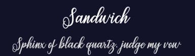 Sandwich by Amarlettering - Takiy — Script Handwritten Font — thumbnail 2