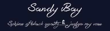 Sandy Bay by JSH creates — Script Handwritten Font — thumbnail 2