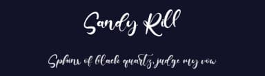 Sandy Rill by Staircase Studio — Script Handwritten Font — thumbnail 2