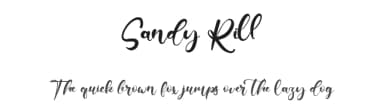 Sandy Rill by Staircase Studio — Script Handwritten Font — thumbnail 1