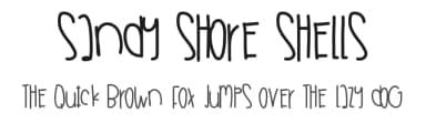 Sandy Shore Shells by Des Gomez — Script Handwritten Font — thumbnail 1