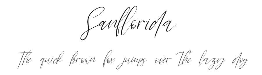 Sanflorida by Staircase Studio — Script Handwritten Font