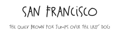 San Francisco by Des Gomez — Script Handwritten Font — thumbnail 1