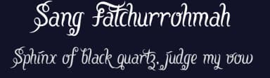 Sang Fatchurrohmah by Adien Gunarta — Script Handwritten Font — thumbnail 2