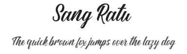 Sang Ratu by StringLabs Creative Studio — Script Handwritten Font — thumbnail 1