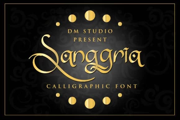 Sanggria Font by dmletter31 — Script Handwritten Font