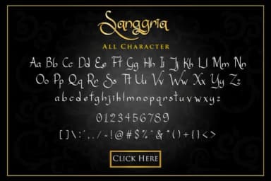 Sanggria Font by dmletter31 — Script Handwritten Font — thumbnail 2