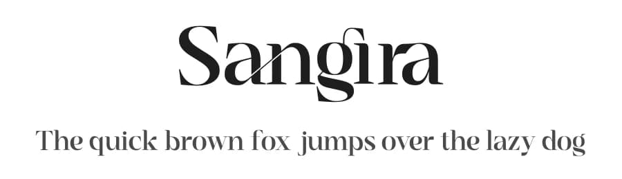 Sangira by Almarkhatype — Serif Font