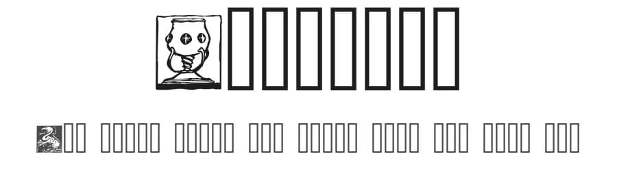 Sangrael by The Scriptorium — Dingbats Font