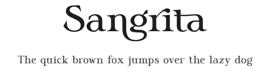 Sangrita by ToniStudio — Serif Font