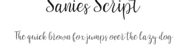 Sanies Script by Khurasan — Script Handwritten Font — thumbnail 1