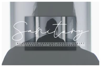 Sanitary Font by BennyDesigns — Script Handwritten Font — thumbnail 1