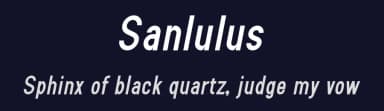 Sanlulus by Amru ID — Sans Serif Font — thumbnail 2