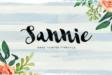 Sannie Font by Area Type — Script Handwritten Font — thumbnail 1