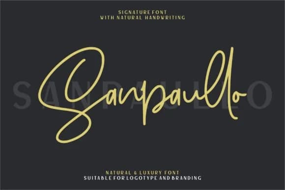 Sanpaullo Font by Garisman Studio — Script Handwritten Font