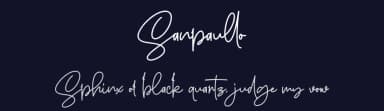Sanpaullo by Garisman Studio — Script Handwritten Font — thumbnail 2
