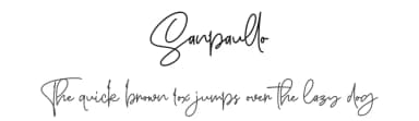 Sanpaullo by Garisman Studio — Script Handwritten Font — thumbnail 1
