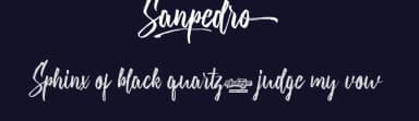 Sanpedro by Noah Type — Script Handwritten Font — thumbnail 2