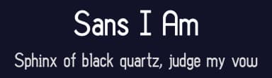 Sans I Am by Tension Type — Sans Serif Font — thumbnail 2