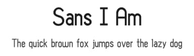 Sans I Am by Tension Type — Sans Serif Font — thumbnail 1