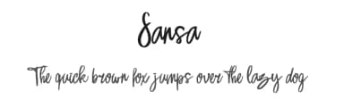 Sansa by Typotopia Studio — Script Handwritten Font — thumbnail 1