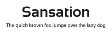 Sansation by Bernd Montag — Sans Serif Font — thumbnail 1