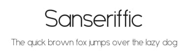 Sanseriffic by Chequered Ink — Sans Serif Font — thumbnail 1