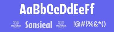 Sansical by Måns Grebäck — Sans Serif Font — thumbnail 3