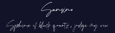 Sansino by Fikryal studio — Script Handwritten Font — thumbnail 2