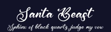 Santa Beast by Letterena Studios — Script Handwritten Font — thumbnail 2