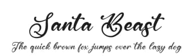 Santa Beast by Letterena Studios — Script Handwritten Font — thumbnail 1