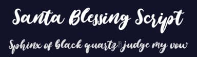Santa Blessing Script by Sarif Letter — Script Handwritten Font — thumbnail 2
